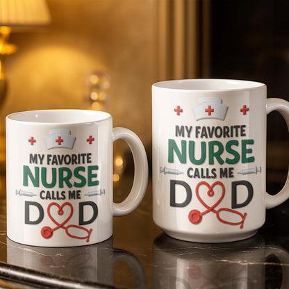 Customizable Nursing Professional Design - Personalized Custom Coffee Mug - DAD274_MG