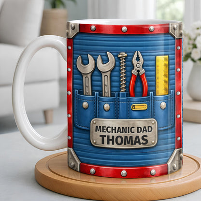Mechanic Dad, Tools In My Classroom - Personalized Custom Coffee Mug - DAD296_MG