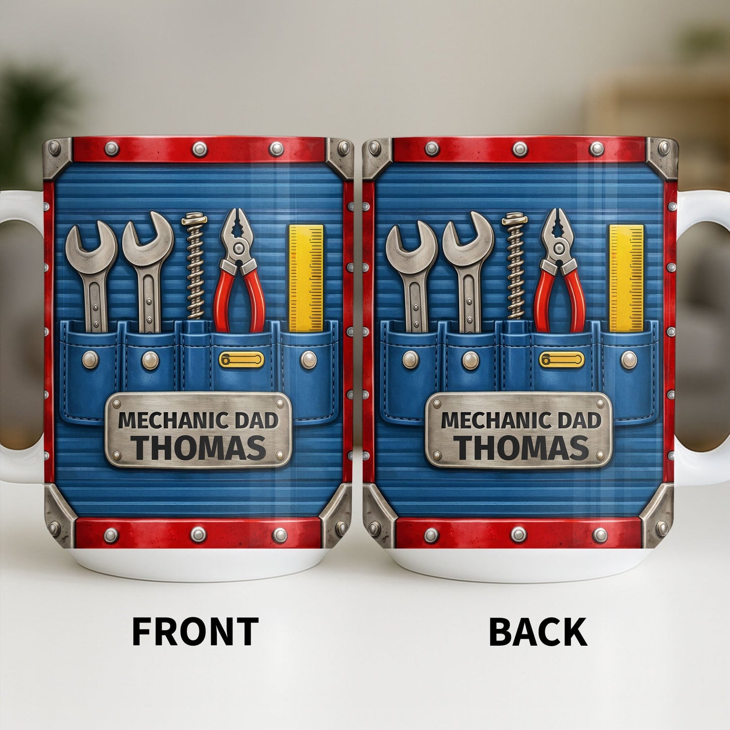 Mechanic Dad, Tools In My Classroom - Personalized Custom Coffee Mug - DAD296_MG