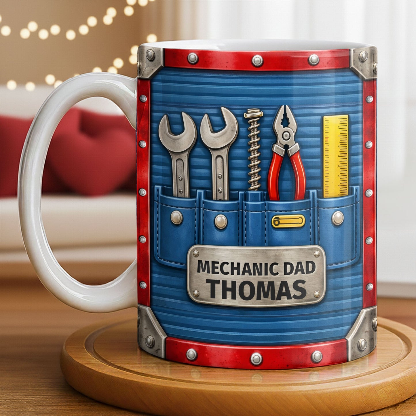 Mechanic Dad, Tools In My Classroom - Personalized Custom Coffee Mug - DAD296_MG