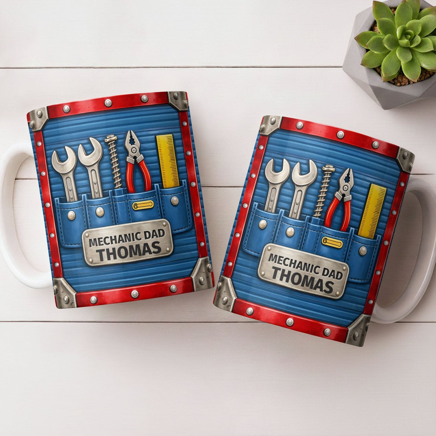 Mechanic Dad, Tools In My Classroom - Personalized Custom Coffee Mug - DAD296_MG