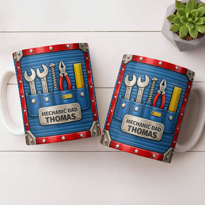 Mechanic Dad, Tools In My Classroom - Personalized Custom Coffee Mug - DAD296_MG