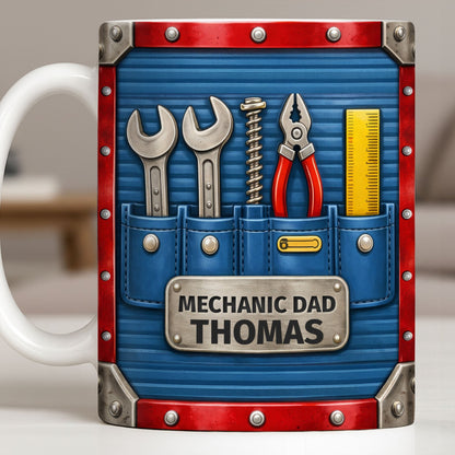 Mechanic Dad, Tools In My Classroom - Personalized Custom Coffee Mug - DAD296_MG