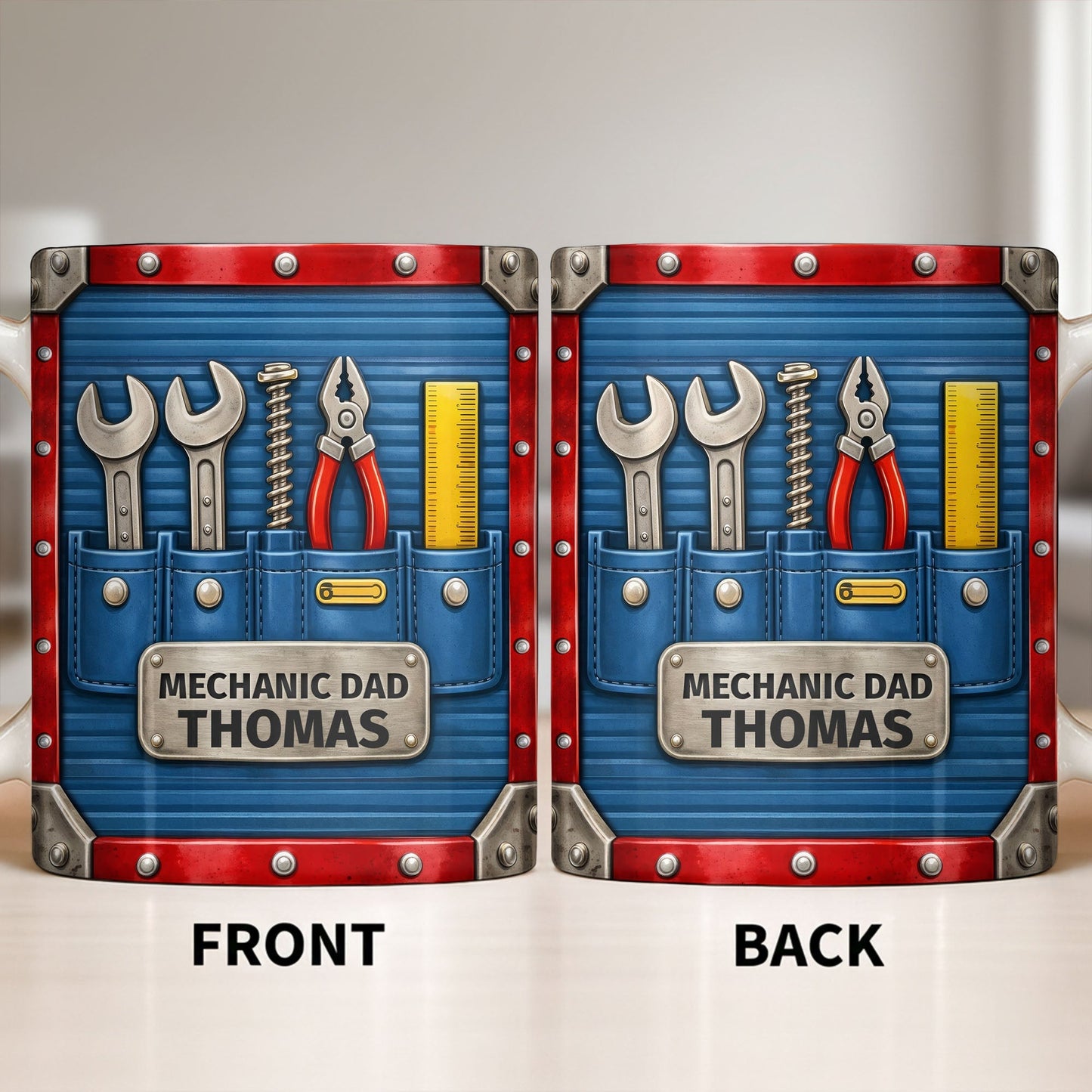 Mechanic Dad, Tools In My Classroom - Personalized Custom Coffee Mug - DAD296_MG