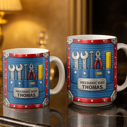 Mechanic Dad, Tools In My Classroom - Personalized Custom Coffee Mug - DAD296_MG