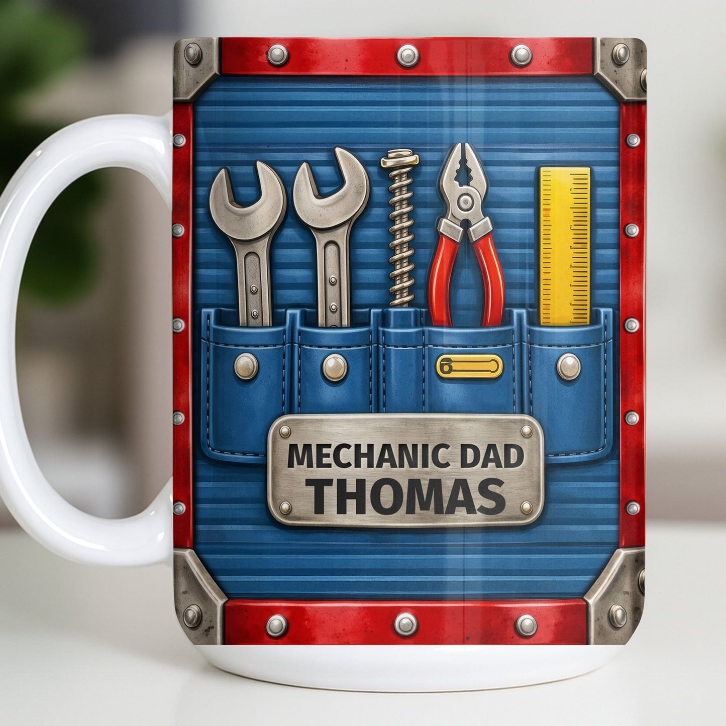 Mechanic Dad, Tools In My Classroom - Personalized Custom Coffee Mug - DAD296_MG
