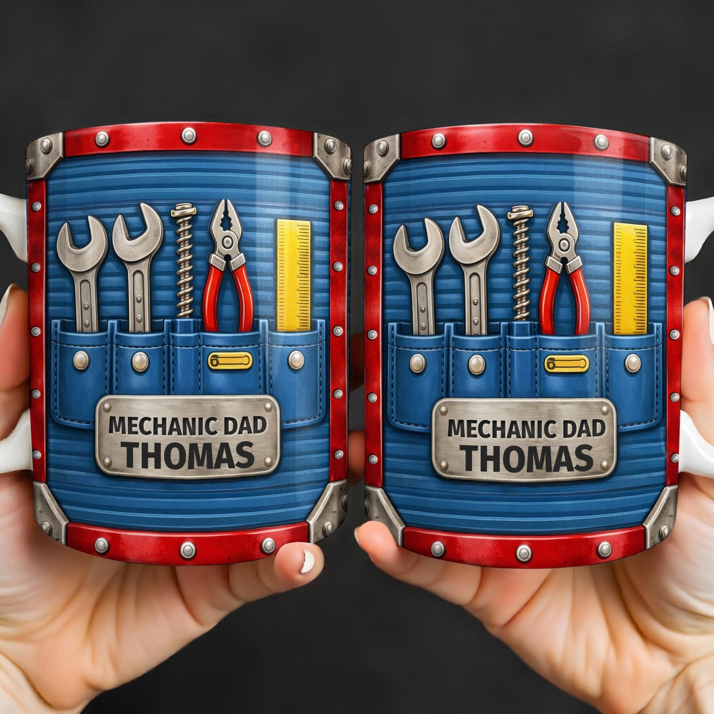 Mechanic Dad, Tools In My Classroom - Personalized Custom Coffee Mug - DAD296_MG