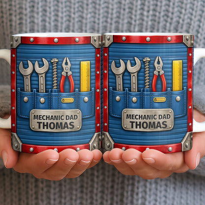 Mechanic Dad, Tools In My Classroom - Personalized Custom Coffee Mug - DAD296_MG