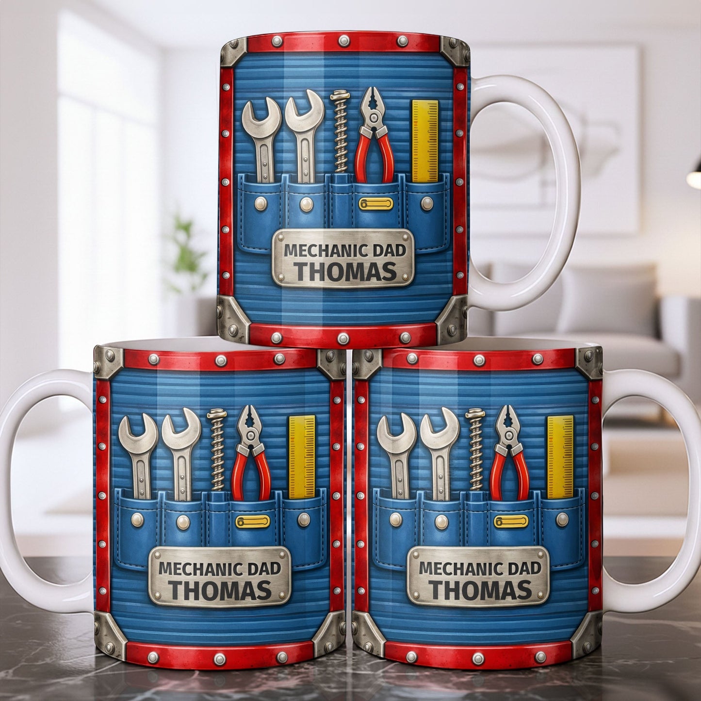 Mechanic Dad, Tools In My Classroom - Personalized Custom Coffee Mug - DAD296_MG