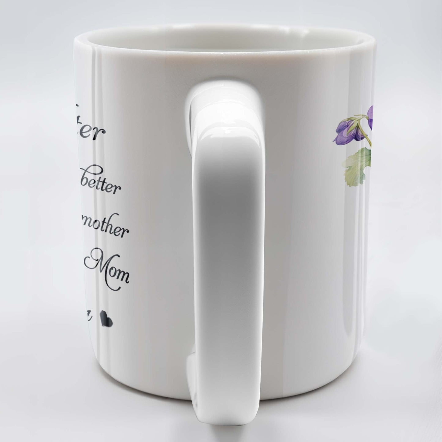 To My Daughter Watching You Be A Mom Pansy Flower Mug - Personalized Custom Coffee Mug - DAU079_MG