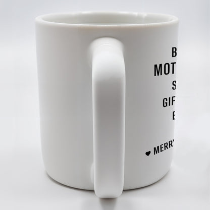Merry Christmas Mother-In-Law Mug With Heart - Personalized Custom Coffee Mug - DAU095_MG