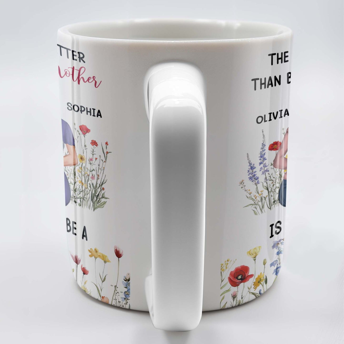 The Only Thing Better Than Being Your Mother Is Watching You Be A Mom, Mother And Daughter - Personalized Custom Coffee Mug - DAU150_MG