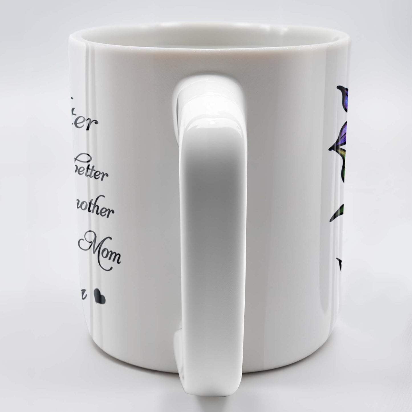 To My Daughter, The only thing better than being your mother is watching you be a Mom, Flower and Heart - Personalized Custom Coffee Mug - DAU167_MG