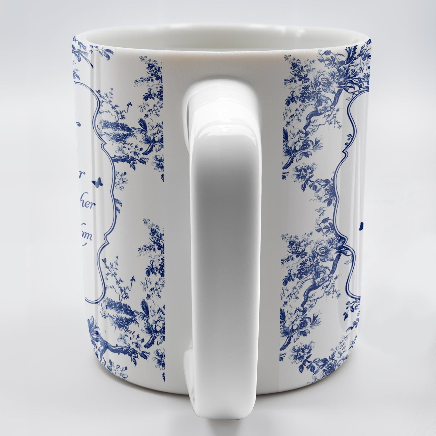 To My Daughter, The Only Thing Better Than Being Your Mother, Floral Pattern and Butterflies - Personalized Custom Coffee Mug - DAU169_MG