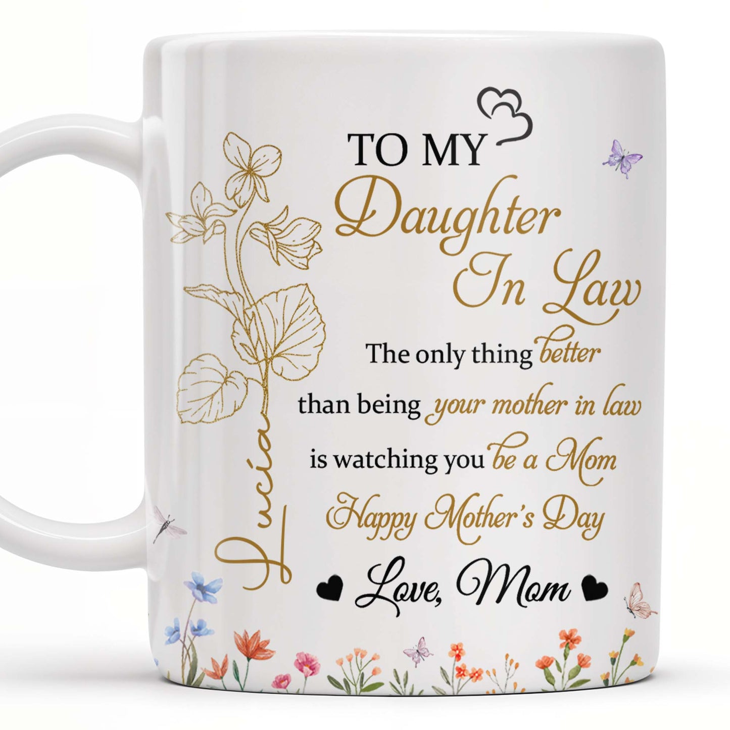 To My Daughter In Law, The Only Thing Better Than Being Your Mother In Law - Personalized Custom Coffee Mug - DAU170_MG