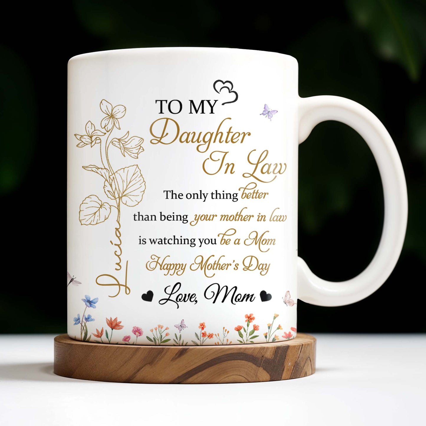To My Daughter In Law, The Only Thing Better Than Being Your Mother In Law - Personalized Custom Coffee Mug - DAU170_MG