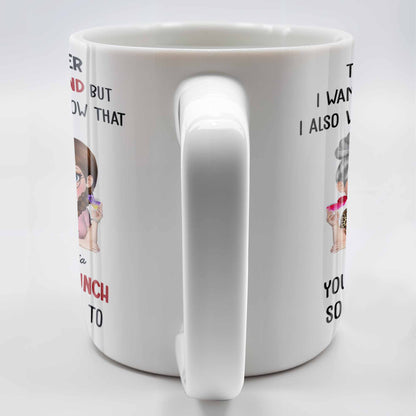 To My Daughter Be Kind But Know You Can Defend Yourself - Personalized Custom Coffee Mug - DAU240_MG
