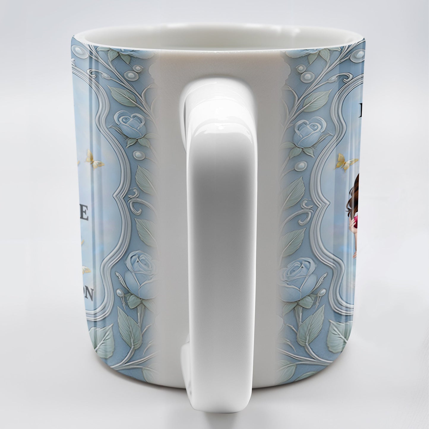 Gift Of You Thank You For Loving My Son Floral Elements - Personalized Custom Coffee Mug - DILA012_MG