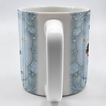 Gift Of You Thank You For Loving My Son Floral Elements - Personalized Custom Coffee Mug - DILA012_MG