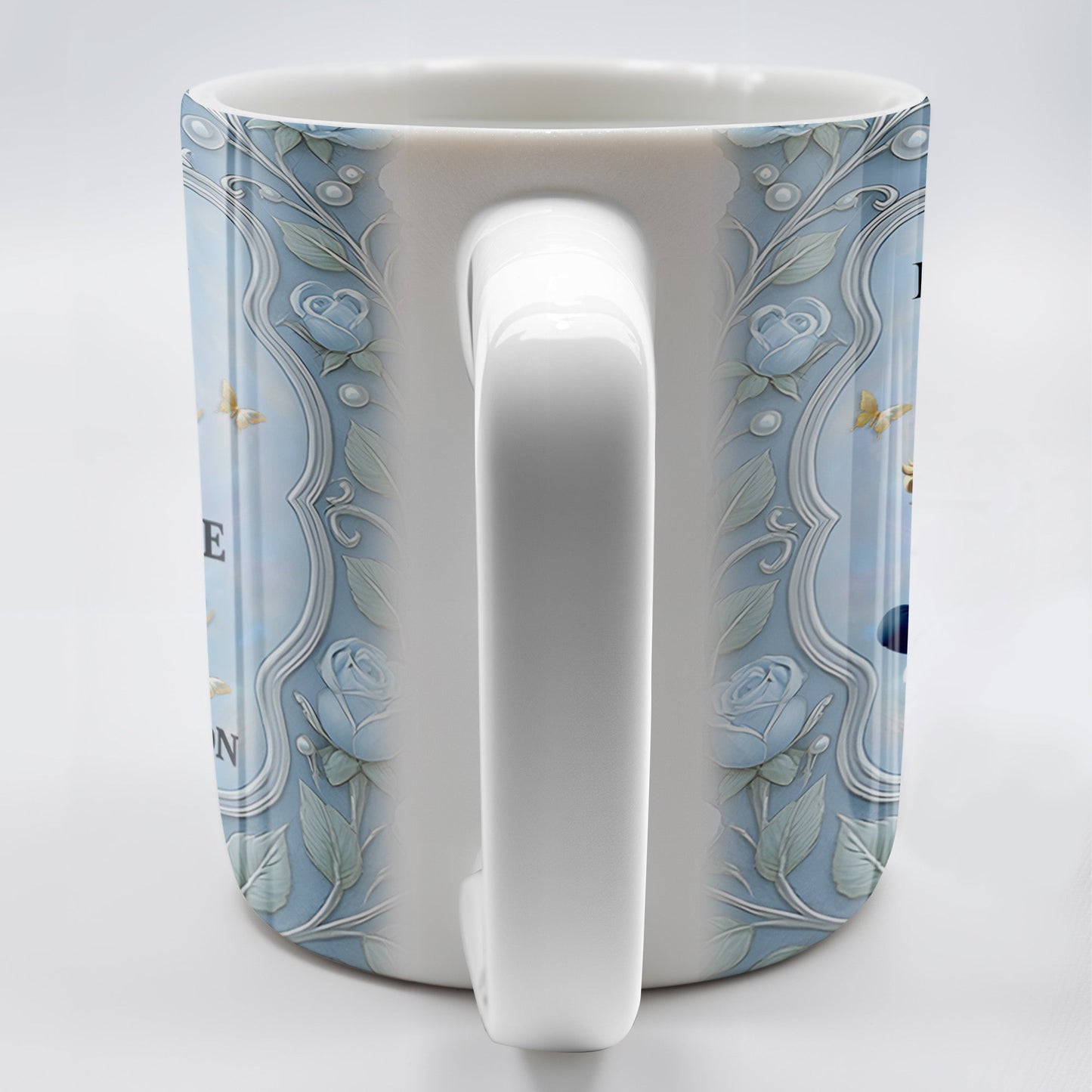 To My Daughter-In-Law, Thank You For Loving My Son - Personalized Custom Coffee Mug - DILA025_MG