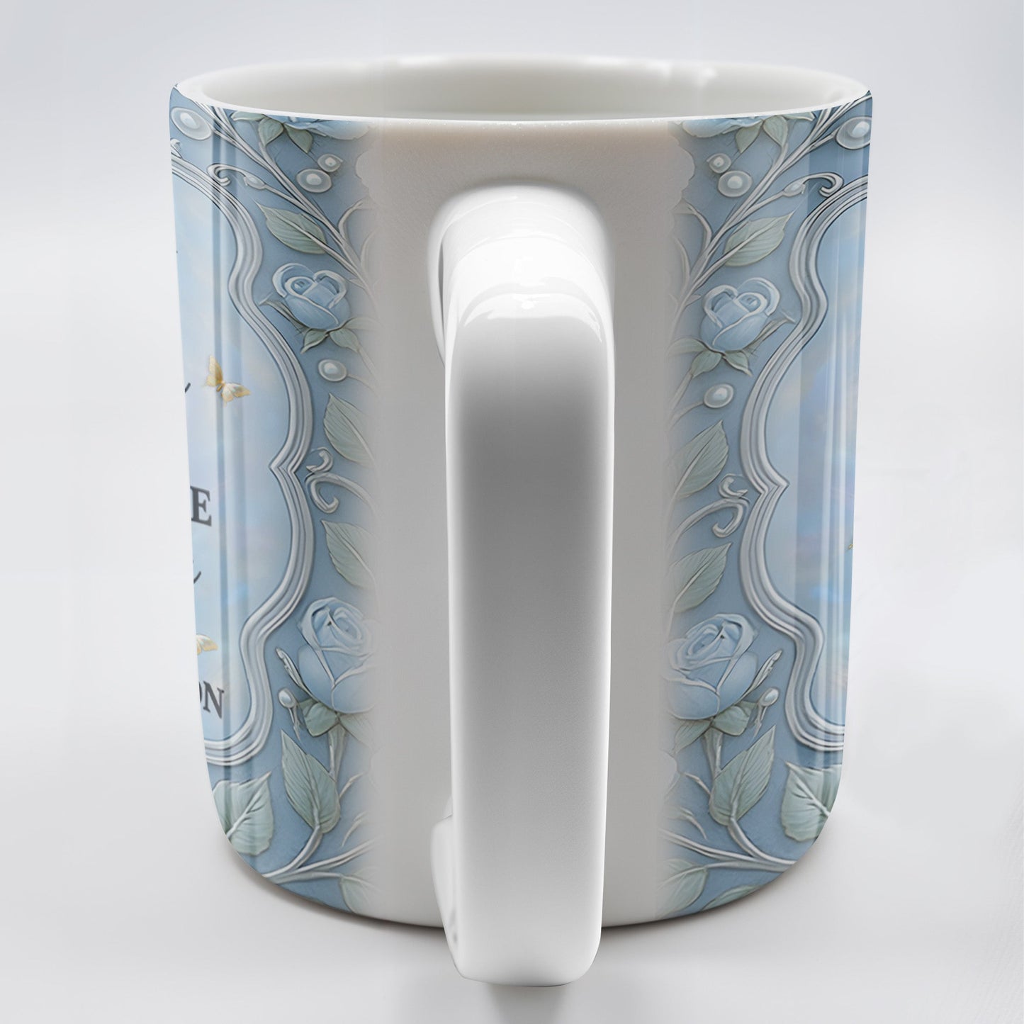 Thank You For Loving My Son, Floral Design - Personalized Custom Coffee Mug - DILA026_MG