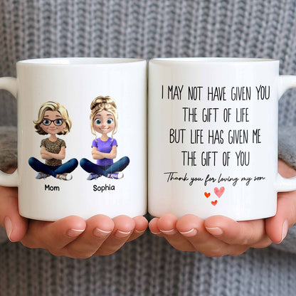 Celebrate the Special Bond Between Mother and Daughter - Personalized Custom Coffee Mug - DILA070_MG