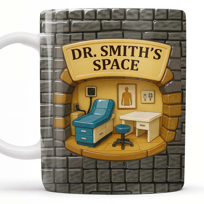 Dr. Smith's Space, Office, Chair, And Desk - Personalized Custom Coffee Mug - DOC007_MG