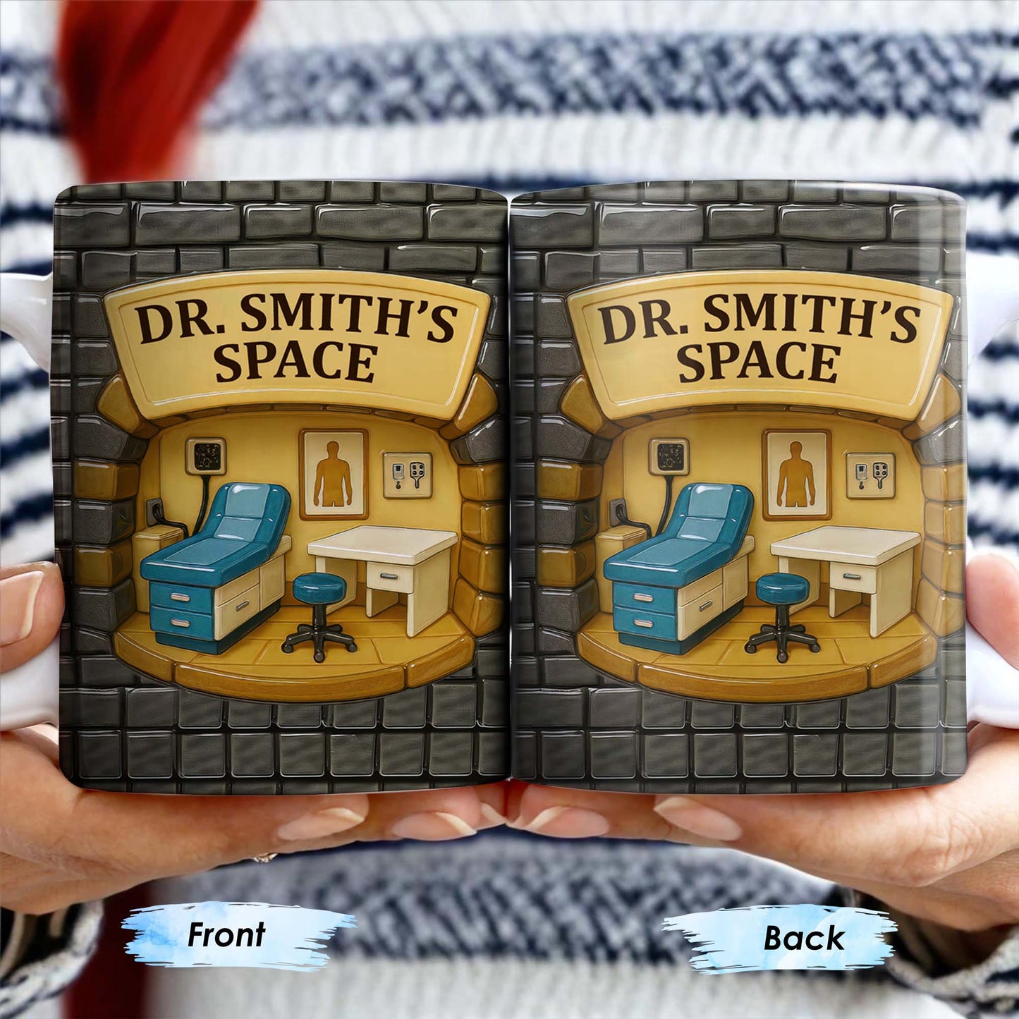 Dr. Smith's Space, Office, Chair, And Desk - Personalized Custom Coffee Mug - DOC007_MG