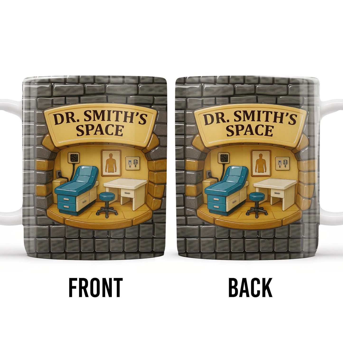 Dr. Smith's Space, Office, Chair, And Desk - Personalized Custom Coffee Mug - DOC007_MG