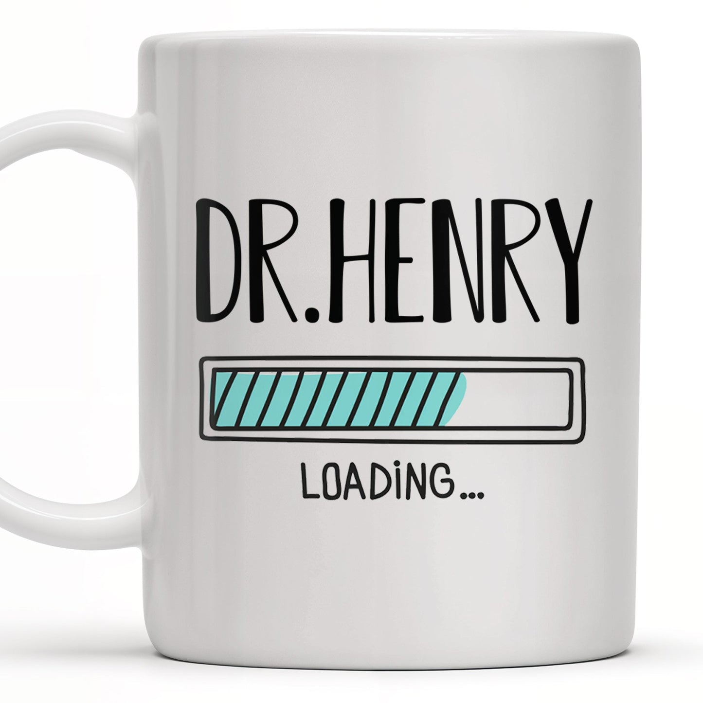Loading, Progress Bar Design - Personalized Custom Coffee Mug - DOC027_MG