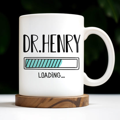 Loading, Progress Bar Design - Personalized Custom Coffee Mug - DOC027_MG