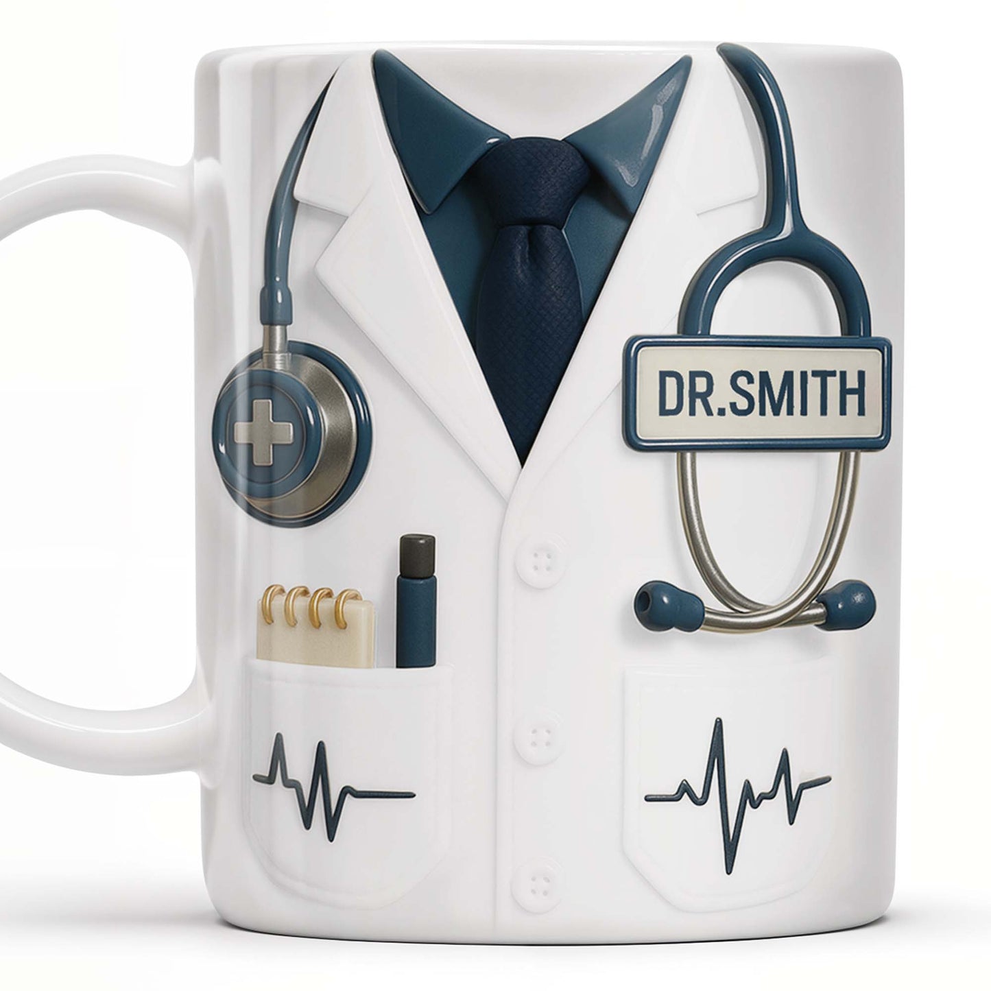 Customizable Professional Medical-Themed Design - Personalized Custom Coffee Mug - DOC035_MG