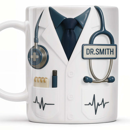 Customizable Professional Medical-Themed Design - Personalized Custom Coffee Mug - DOC035_MG
