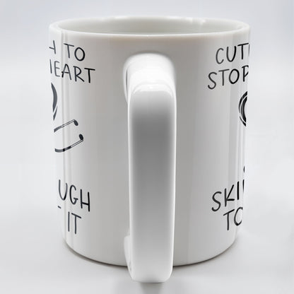Cute Enough To Stop Your Heart, Skilled Enough To Restart It - Personalized Custom Coffee Mug - DOC046_MG