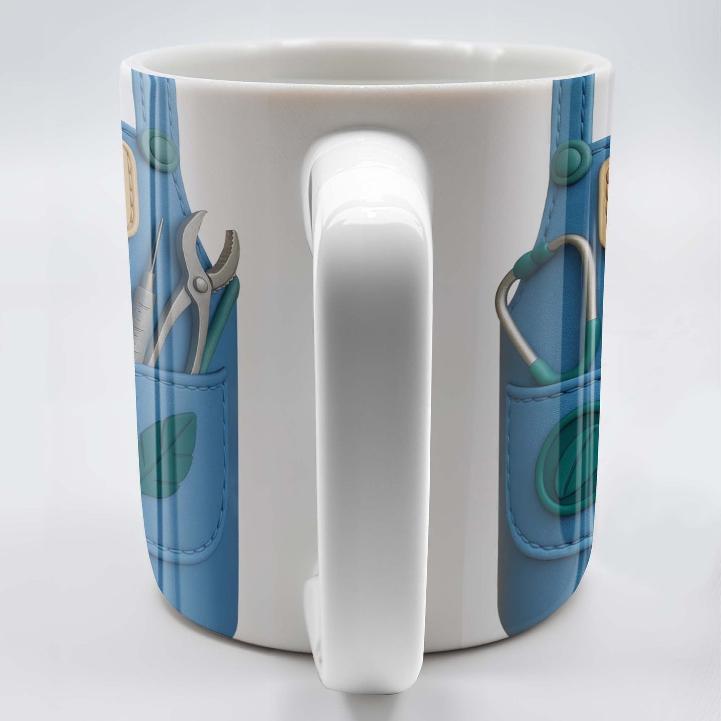 Avian Vet Customizable Mug With Medical Instruments - Personalized Custom Coffee Mug - DOC049_MG