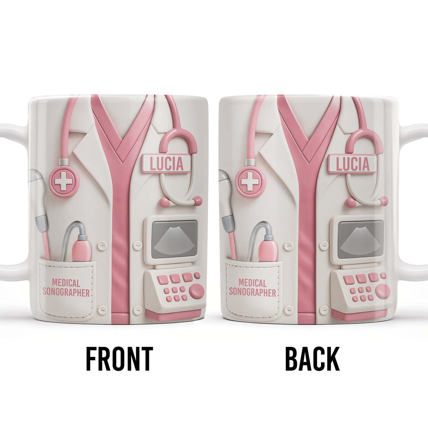 Celebrate Your Dedication, Medical Uniform And Equipment - Personalized Custom Coffee Mug - DOC059_MG