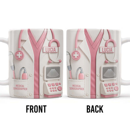 Celebrate Your Dedication, Medical Uniform And Equipment - Personalized Custom Coffee Mug - DOC059_MG