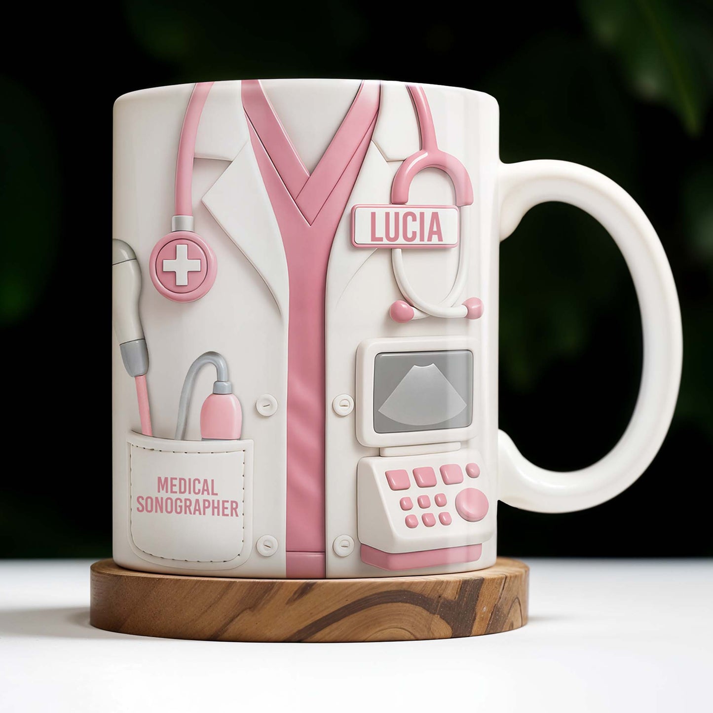Celebrate Your Dedication, Medical Uniform And Equipment - Personalized Custom Coffee Mug - DOC059_MG