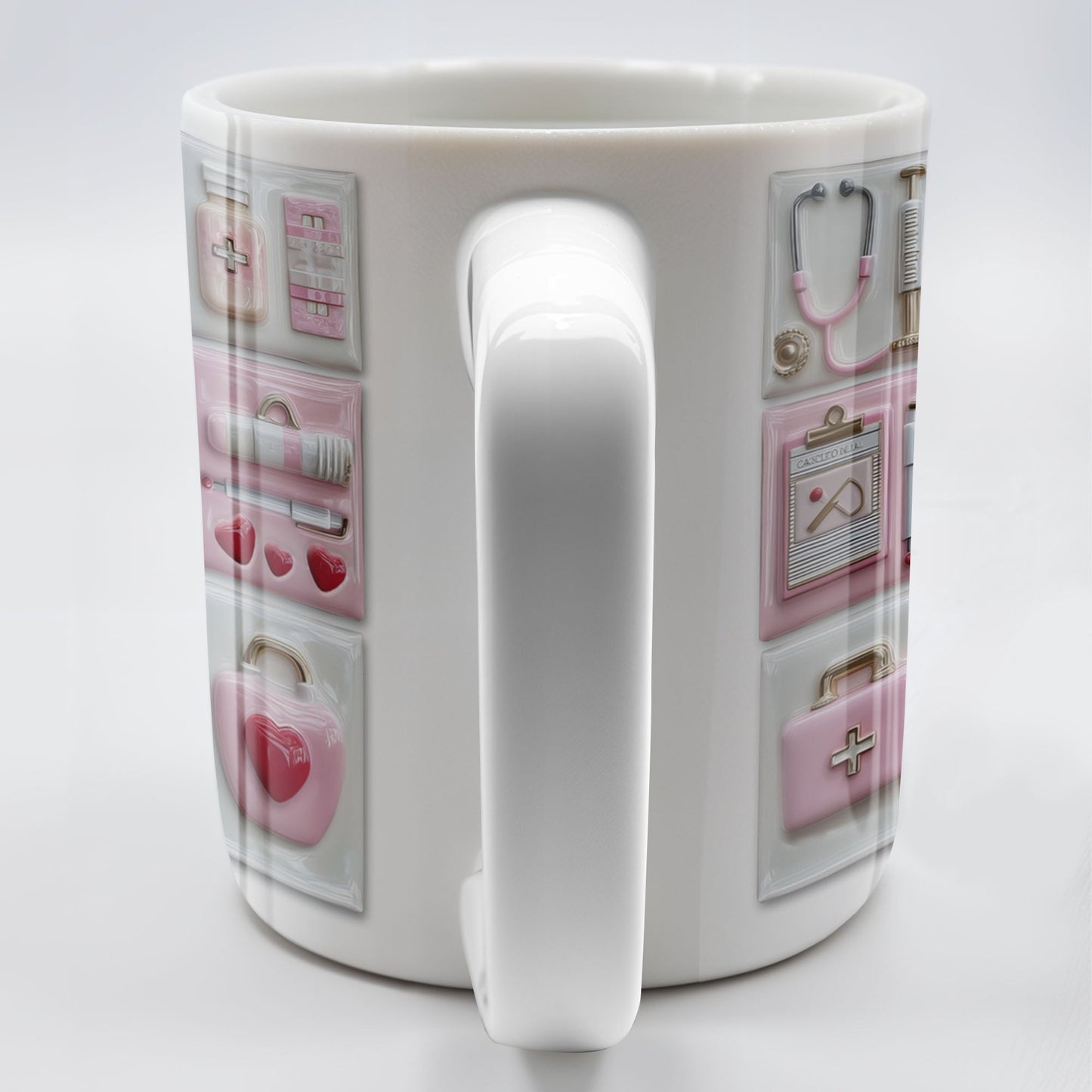 Celebrate Your Medical Journey with Essential Medical Icons - Personalized Custom Coffee Mug - DOC062_MG