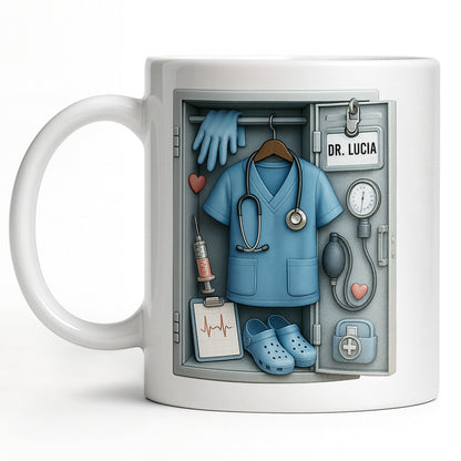 Personalized Medical Professional Essentials Design - Personalized Custom Coffee Mug - DOC068_MG