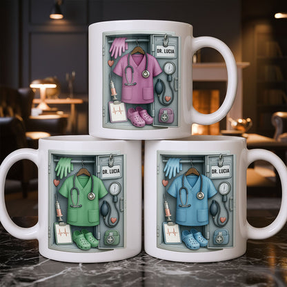 Personalized Medical Professional Essentials Design - Personalized Custom Coffee Mug - DOC068_MG