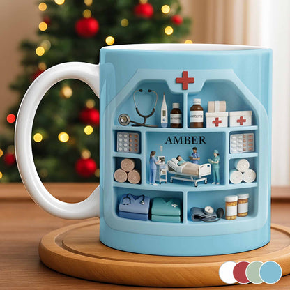 Perfect Gift for Healthcare Professionals - Personalized Custom Coffee Mug - DOC071_MG