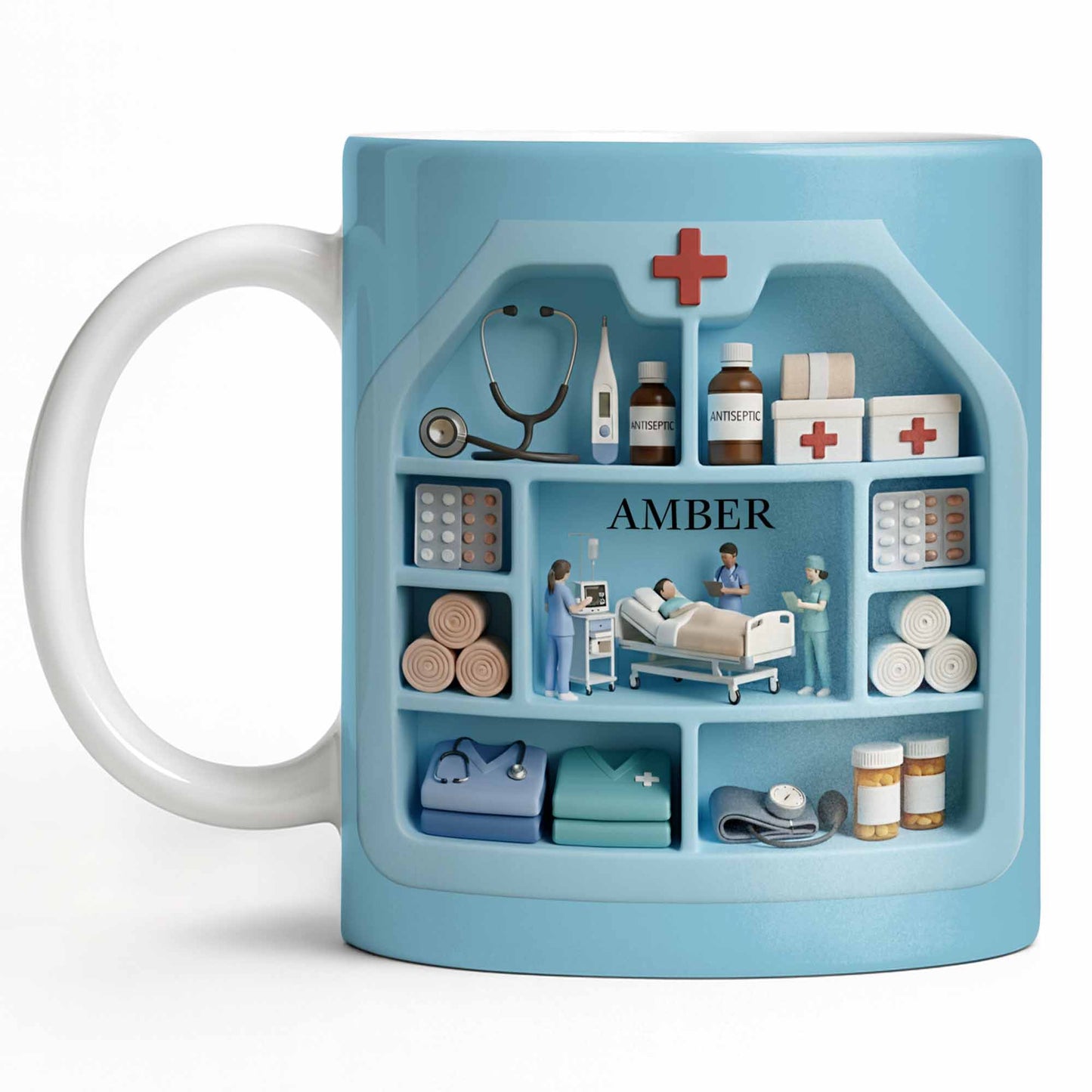 Perfect Gift for Healthcare Professionals - Personalized Custom Coffee Mug - DOC071_MG