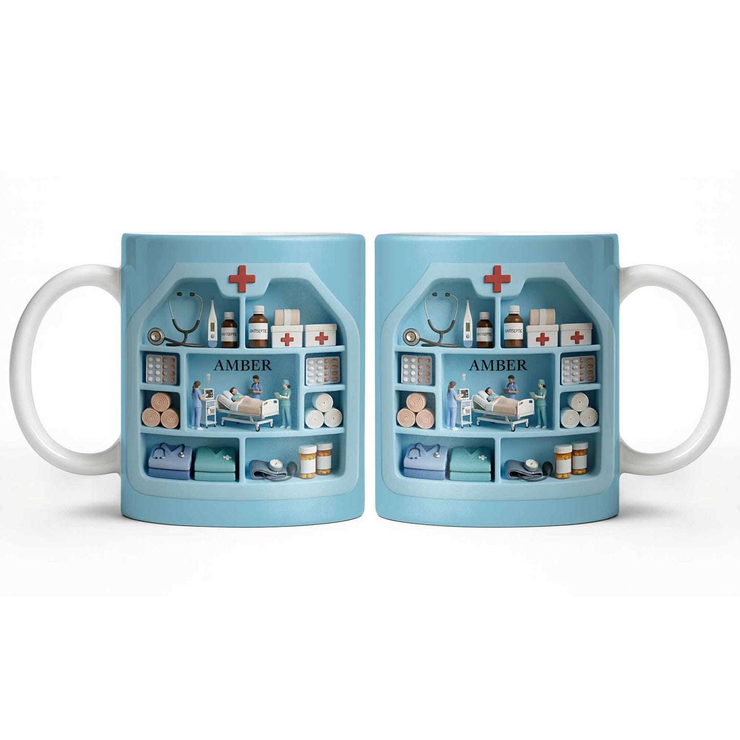 Perfect Gift for Healthcare Professionals - Personalized Custom Coffee Mug - DOC071_MG