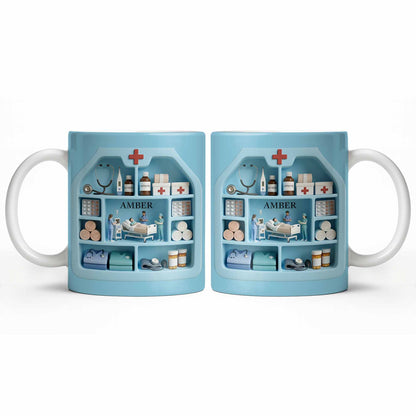 Perfect Gift for Healthcare Professionals - Personalized Custom Coffee Mug - DOC071_MG
