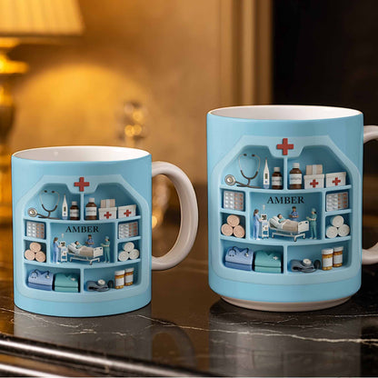 Perfect Gift for Healthcare Professionals - Personalized Custom Coffee Mug - DOC071_MG