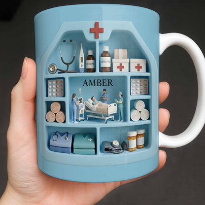 Perfect Gift for Healthcare Professionals - Personalized Custom Coffee Mug - DOC071_MG