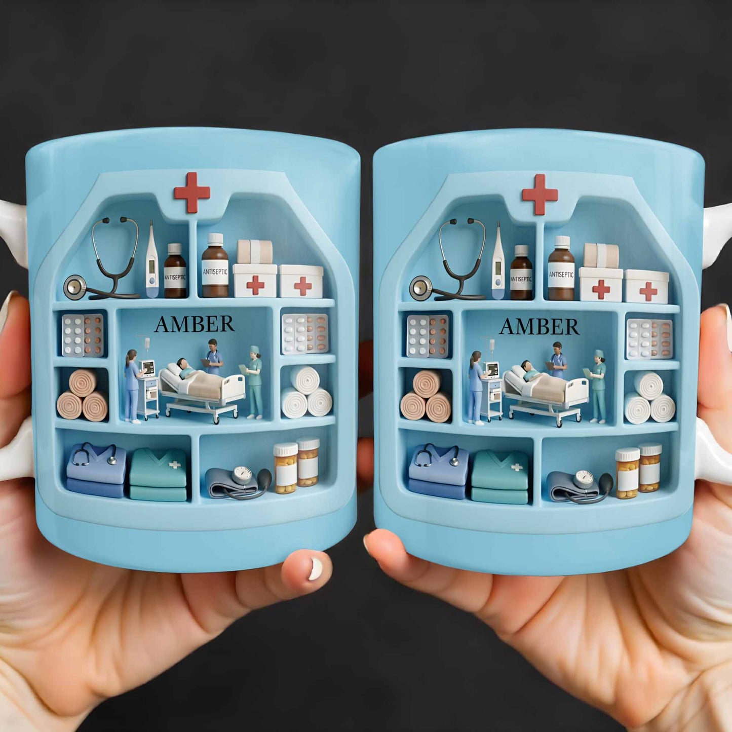 Perfect Gift for Healthcare Professionals - Personalized Custom Coffee Mug - DOC071_MG