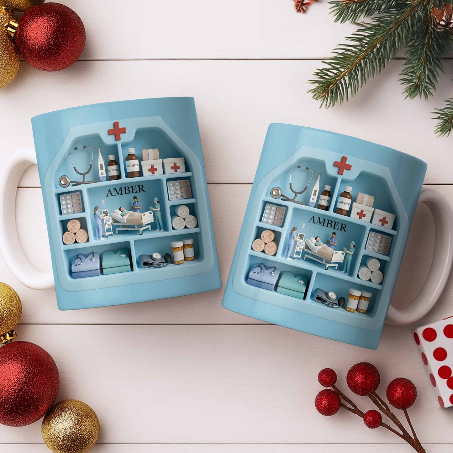 Perfect Gift for Healthcare Professionals - Personalized Custom Coffee Mug - DOC071_MG