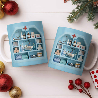 Perfect Gift for Healthcare Professionals - Personalized Custom Coffee Mug - DOC071_MG